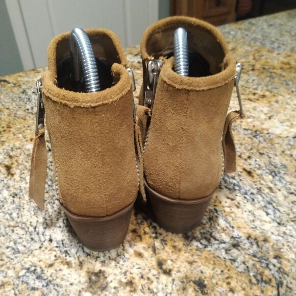 Steven By Steve Madden Doris Pointed-Toe Booties Leather Brown Women's 9.5 M - Picture 8 of 15